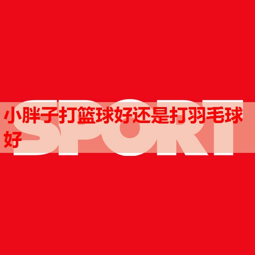 小胖子打篮球好还是打羽毛球好