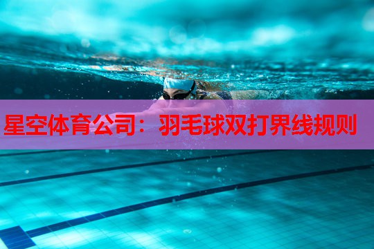 羽毛球双打界线规则 羽毛球双打界线规则